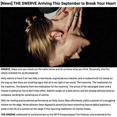 [News] THE SWERVE Arriving This September to Break Your Heart
